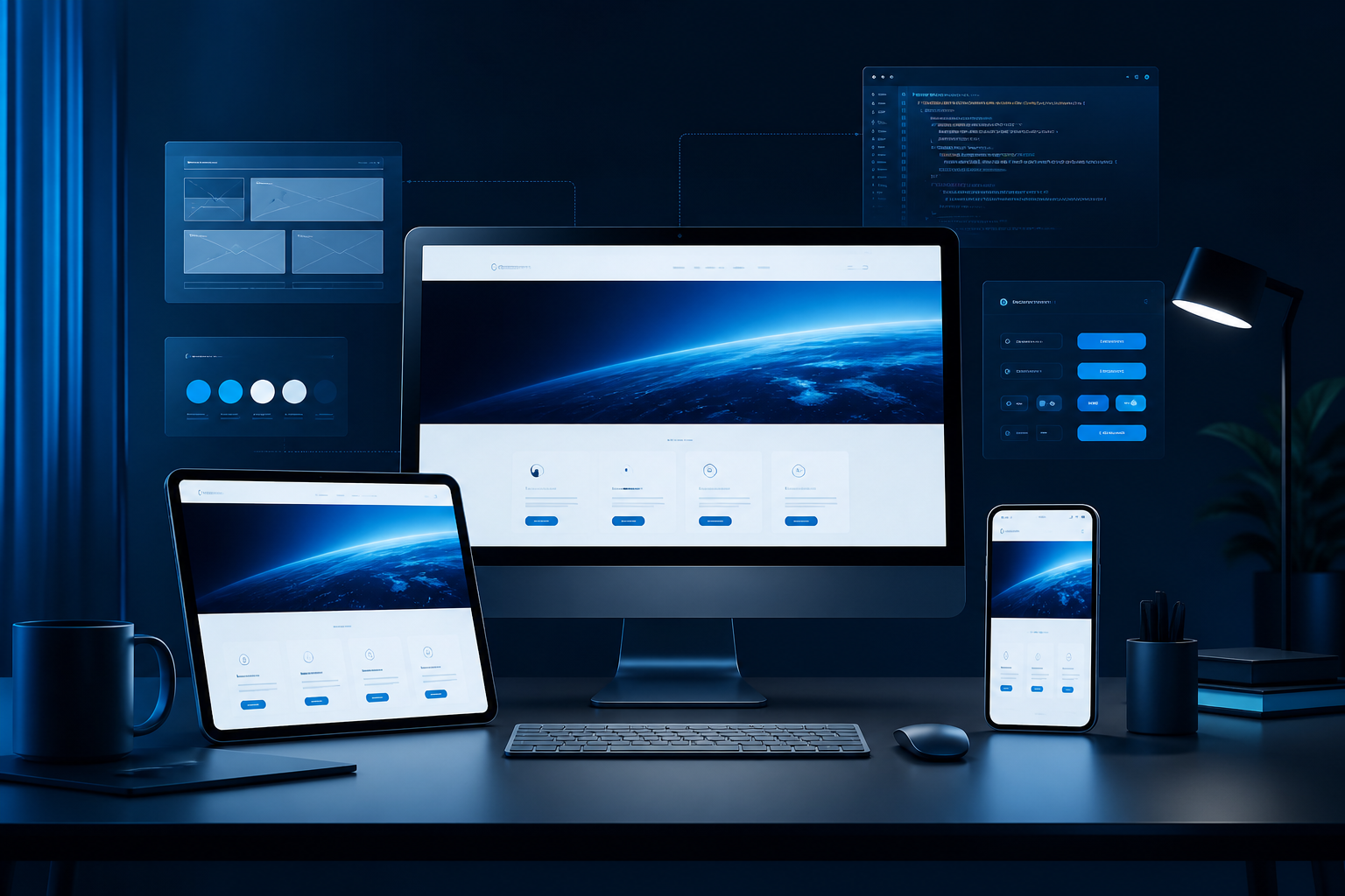 Responsive website design and development across desktop, tablet and mobile